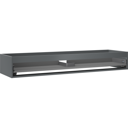 Mexen Box-A cabinet base for washbasin 160 cm, 1 drawer, matte graphite - 91AX0-1600-235-1-66