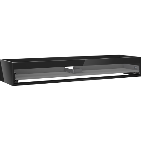 Mexen Box-A cabinet basin unit 160 cm, 1 drawer, black gloss - 91AX0-1600-235-1-70