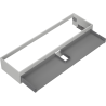Mexen Box-A cabinet body for washstand 160 cm, 1 drawer, matte gray - 91AX0-1600-235-1-62