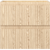 Mexen Rivel bathroom cabinet 50 cm, 2 drawers, grooved, oak - 91A20-05047-2-BFF81