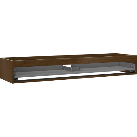 Mexen Box-A Cabinet Base 160 cm, 1 Drawer, Walnut - 91AX0-1600-235-1-86