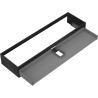 Mexen Box-A 63-inch Bathroom Cabinet Frame, 1 Drawer, Black Matte - 91AX0-1600-235-1-71
