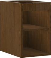 Mexen Box-A cabinet body for washbasin 30 cm, walnut - 91AX1-0300-470-1-86
