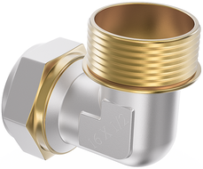 Mexen PEX-S Compression Elbow PEX 25 x 3/4 M - W97227-2534M-00