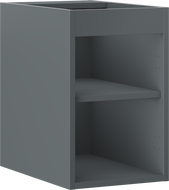 Mexen Box-A cabinet carcass for washbasin 30 cm, matte graphite - 91AX1-0300-470-1-66