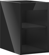 Mexen Box-A cabinet body 30 cm, black gloss - 91AX1-0300-470-1-70
