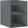 Mexen Box-A 35 cm sink cabinet body, matte graphite - 91AX1-0350-470-1-66