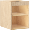 Mexen Box-A cabinet base for washbasin 35 cm, oak - 91AX1-0350-470-1-81