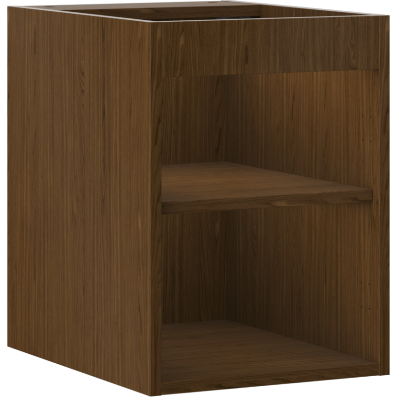 Mexen Box-A cabinet base under washbasin 35 cm, walnut - 91AX1-0350-470-1-86