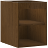 Mexen Box-A cabinet base under washbasin 35 cm, walnut - 91AX1-0350-470-1-86
