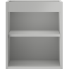Mexen Box-A cabinet base under sink 40 cm, gray matte - 91AX1-0400-470-1-62