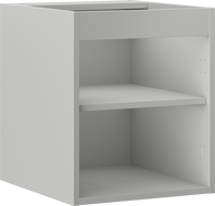 Mexen Box-A cabinet base under sink 40 cm, gray matte - 91AX1-0400-470-1-62
