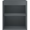 Mexen Box-A Cabinet Body for Washbasin 40 cm, Matte Graphite - 91AX1-0400-470-1-66