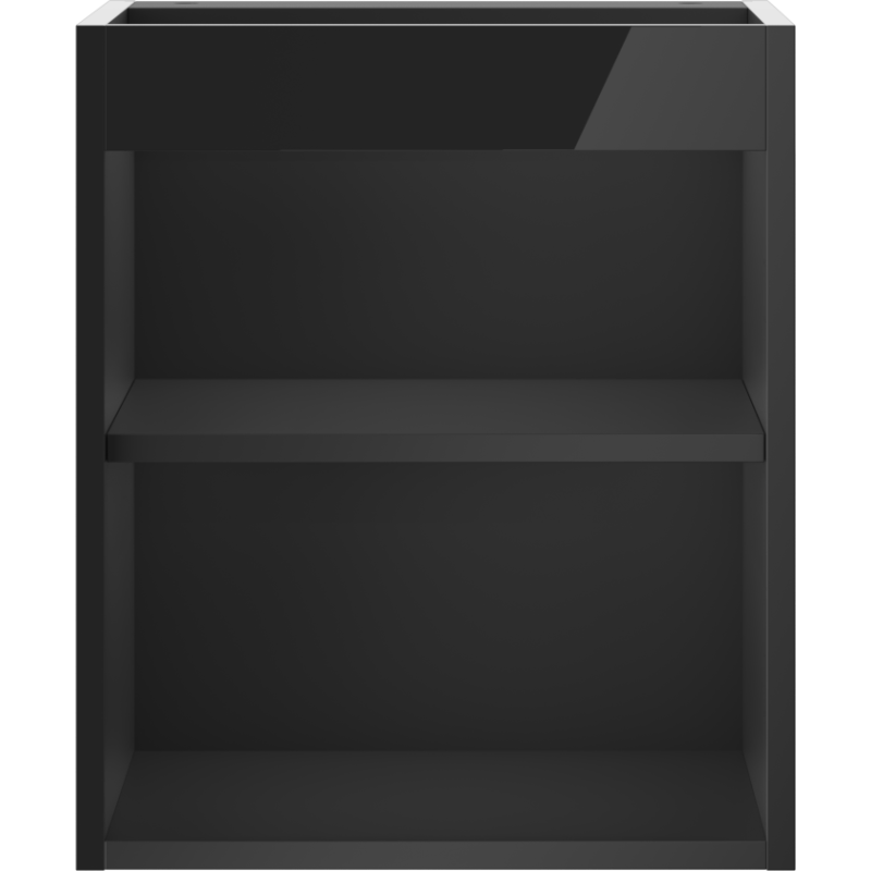 Mexen Box-A unit for washbasin 40 cm, black gloss - 91AX1-0400-470-1-70