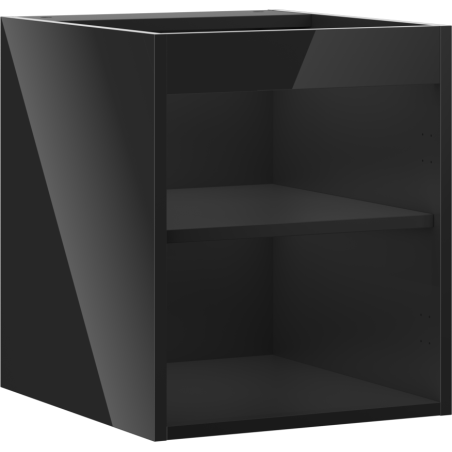 Mexen Box-A cabinet for washbasin 40 cm, black gloss - 91AX1-0400-470-1-70