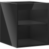 Mexen Box-A unit for washbasin 40 cm, black gloss - 91AX1-0400-470-1-70