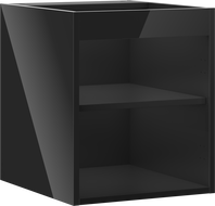 Mexen Box-A cabinet for washbasin 40 cm, black gloss - 91AX1-0400-470-1-70