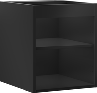 Mexen Box-A cabinet body for washbasin 40 cm, black matte - 91AX1-0400-470-1-71