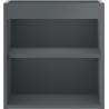 Mexen Box-A cabinet base for washbasin 45 cm, matte graphite - 91AX1-0450-470-1-66