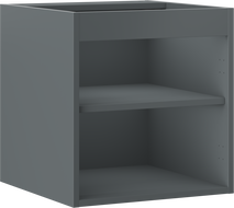 Mexen Box-A 45 cm Cabinet Body Under Basin, Matte Graphite - 91AX1-0450-470-1-66