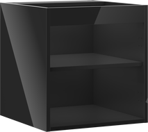 Mexen Box-A cabinet base for washbasin 45 cm, black gloss - 91AX1-0450-470-1-70