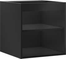 Mexen Box-A 45 cm Vanity Cabinet Body, Matte Black - 91AX1-0450-470-1-71