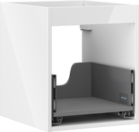 Mexen Box-A cabinet body for under-sink unit 40 cm, 1 drawer, white gloss - 91AX0-0400-470-1-00