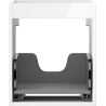 Mexen Box-A cabinet body under sink 40 cm, 1 drawer, white gloss - 91AX0-0400-470-1-00