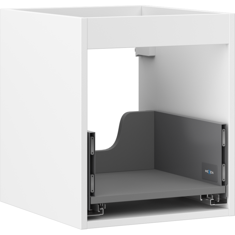 Mexen Box-A Cabinet Frame for Washbasin 40 cm, 1 Drawer, Matte White - 91AX0-0400-470-1-01