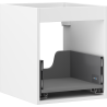 Mexen Box-A vanity unit body 40 cm, 1 drawer, white matte - 91AX0-0400-470-1-01