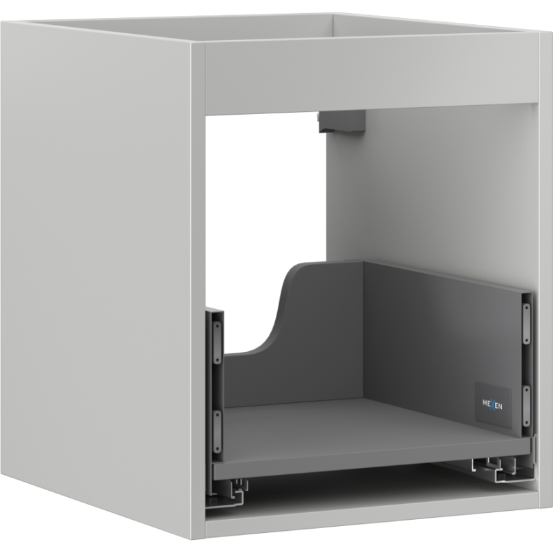 Mexen Box-A vanity cabinet body 40 cm, 1 drawer, gray matte - 91AX0-0400-470-1-62