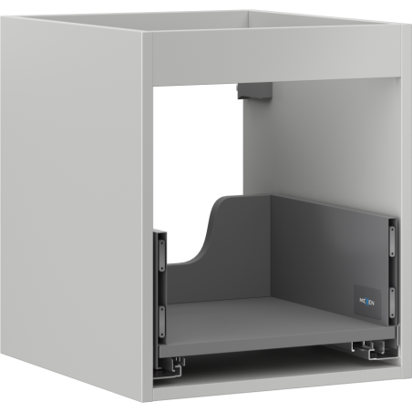 Mexen Box-A vanity cabinet body 40 cm, 1 drawer, gray matte - 91AX0-0400-470-1-62