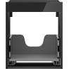 Mexen Box-A under-sink cabinet frame 40 cm, 1 drawer, black gloss - 91AX0-0400-470-1-70