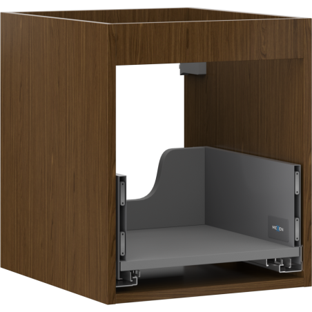 Mexen Box-A under-sink cabinet body 40 cm, 1 drawer, walnut - 91AX0-0400-470-1-86