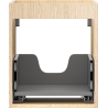 Mexen Box-A cabinet carcass for under washbasin 40 cm, 1 drawer, oak - 91AX0-0400-470-1-81