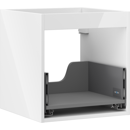 Mexen Box-A washbasin cabinet body 45 cm, 1 drawer, white gloss - 91AX0-0450-470-1-00