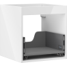 Mexen Box-A washbasin cabinet body 45 cm, 1 drawer, white gloss - 91AX0-0450-470-1-00