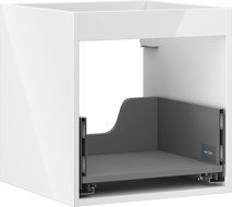 Mexen Box-A vanity cabinet body 45 cm, 1 drawer, white gloss - 91AX0-0450-470-1-00