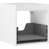 Mexen Box-A cabinet body under the washbasin 45 cm, 1 drawer, white matt - 91AX0-0450-470-1-01