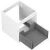 Mexen Box-A cabinet body under the washbasin 45 cm, 1 drawer, white matt - 91AX0-0450-470-1-01