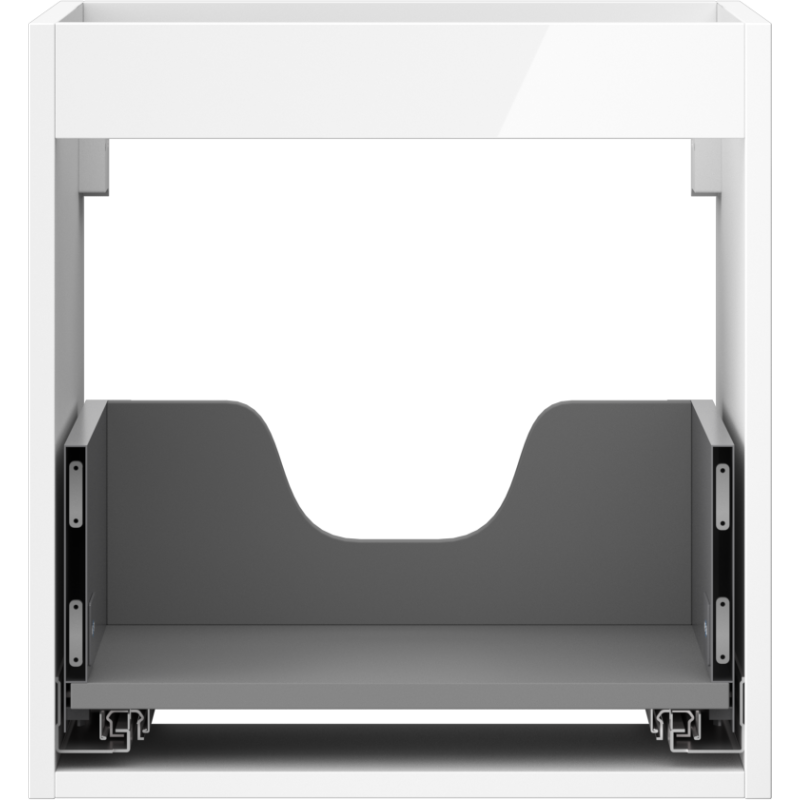 Mexen Box-A washbasin cabinet body 45 cm, 1 drawer, white gloss - 91AX0-0450-470-1-00