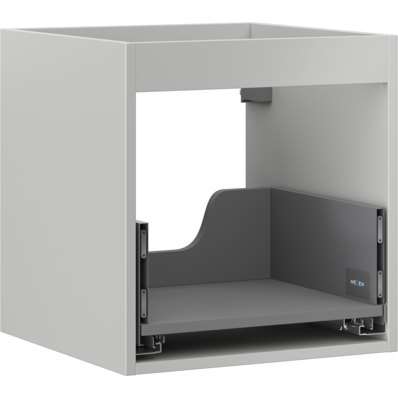 Mexen Box-A Cabinet Frame for Under-Sink 45 cm, 1 Drawer, Gray Matte - 91AX0-0450-470-1-62