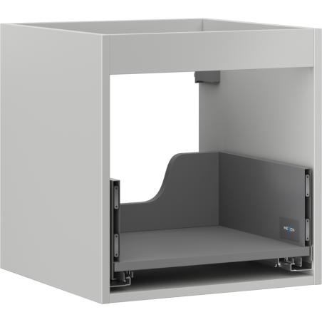 Mexen Box-A cabinet base for washbasin 45 cm, 1 drawer, grey matte - 91AX0-0450-470-1-62
