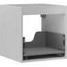 Mexen Box-A cabinet base for washbasin 45 cm, 1 drawer, grey matte - 91AX0-0450-470-1-62