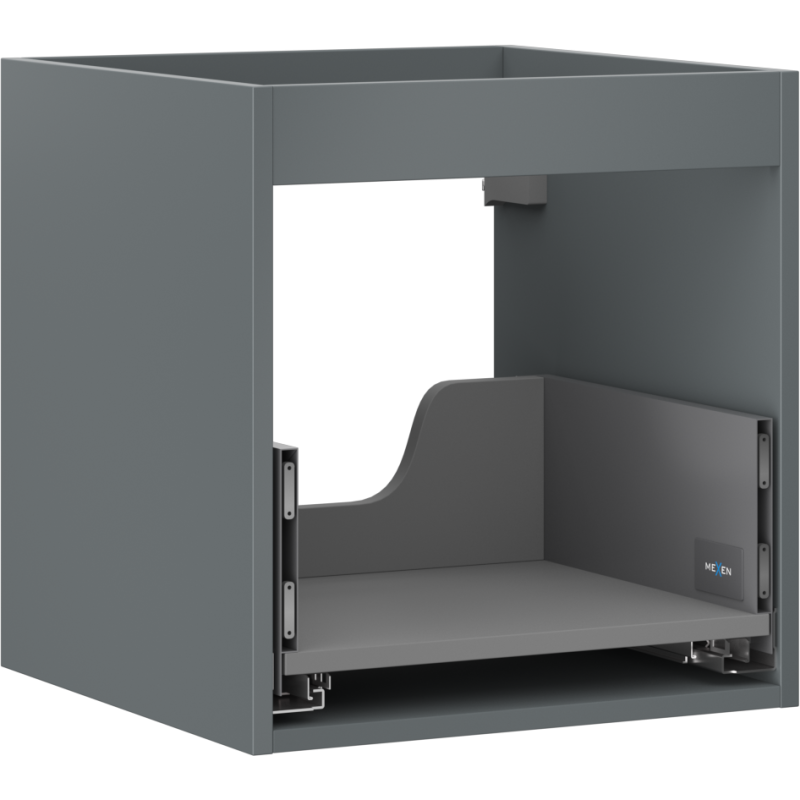 Mexen Box-A 45 cm Under-Sink Cabinet Frame, 1 Drawer, Matte Graphite - 91AX0-0450-470-1-66