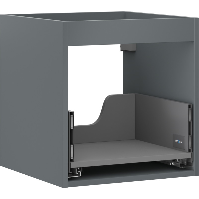 Mexen Box-A cabinet base for under-sink 45 cm, 1 drawer, matte graphite - 91AX0-0450-470-1-66