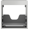 Mexen Box-A Cabinet Frame for Under-Sink 45 cm, 1 Drawer, Gray Matte - 91AX0-0450-470-1-62