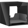 Mexen Box-A 45 cm Vanity Cabinet, 1 Drawer, Black Gloss - 91AX0-0450-470-1-70