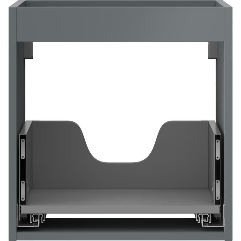 Mexen Box-A Cabinet Base for Sink 45 cm, 1 Drawer, Matt Graphite - 91AX0-0450-470-1-66