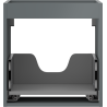 Mexen Box-A 45 cm Under-Sink Cabinet Frame, 1 Drawer, Matte Graphite - 91AX0-0450-470-1-66